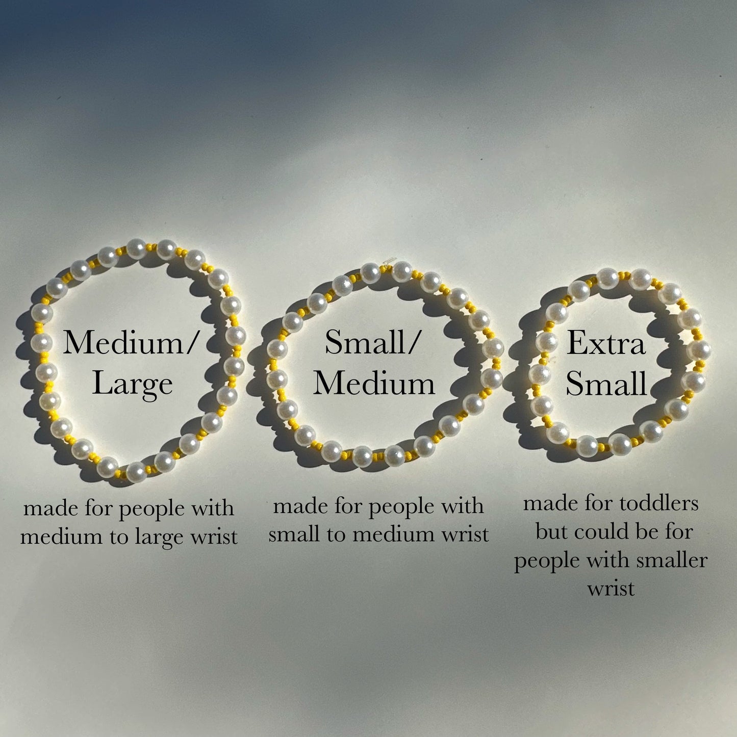 Pearls with Yellow Beads Bracelet