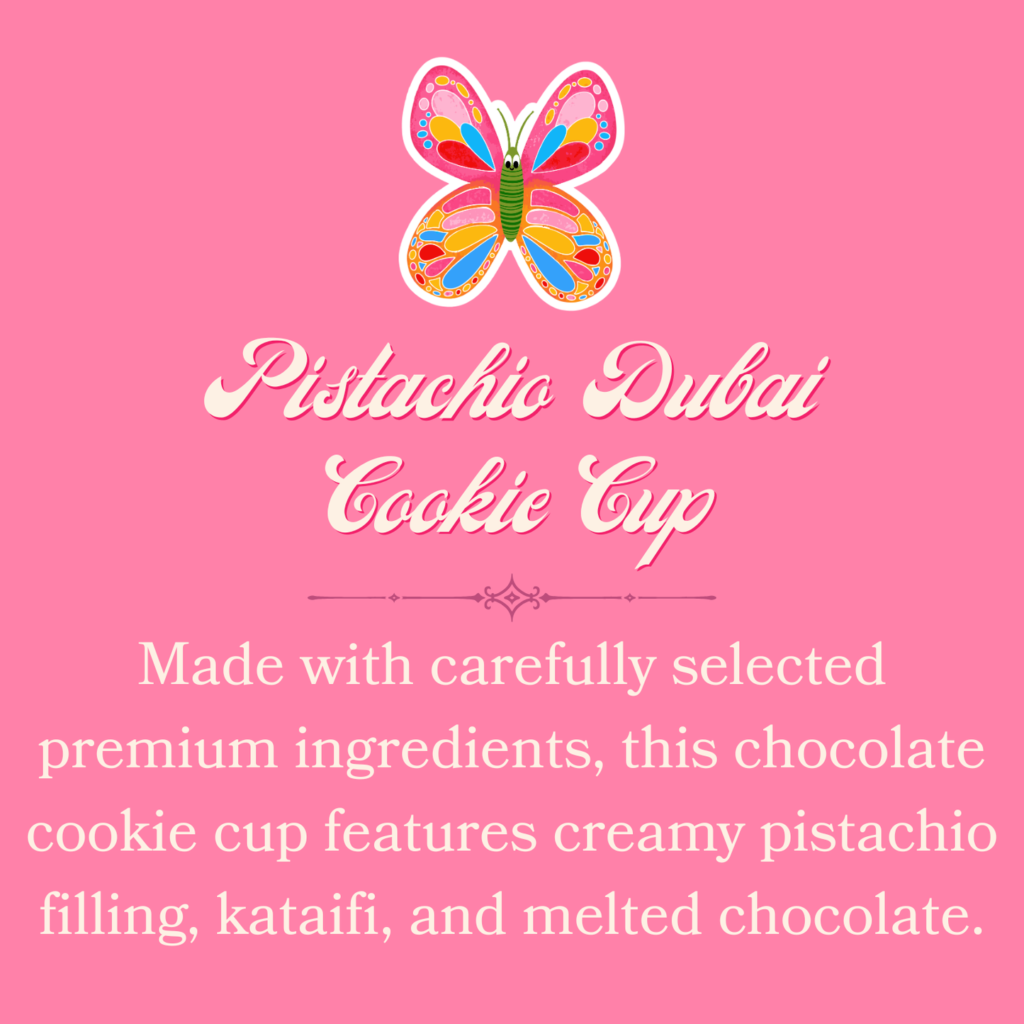 Pistachio Dubai Cookie Cup