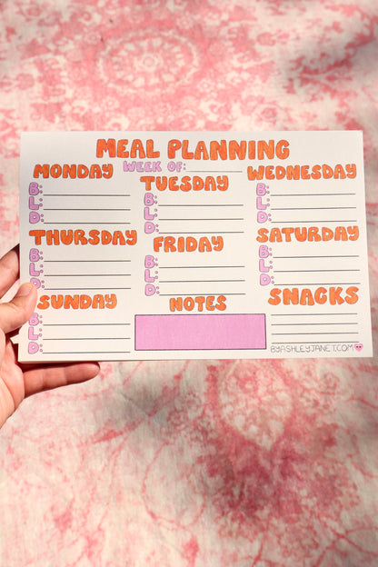 Meal Planner Notepad
