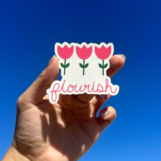 'Flourish' Sticker
