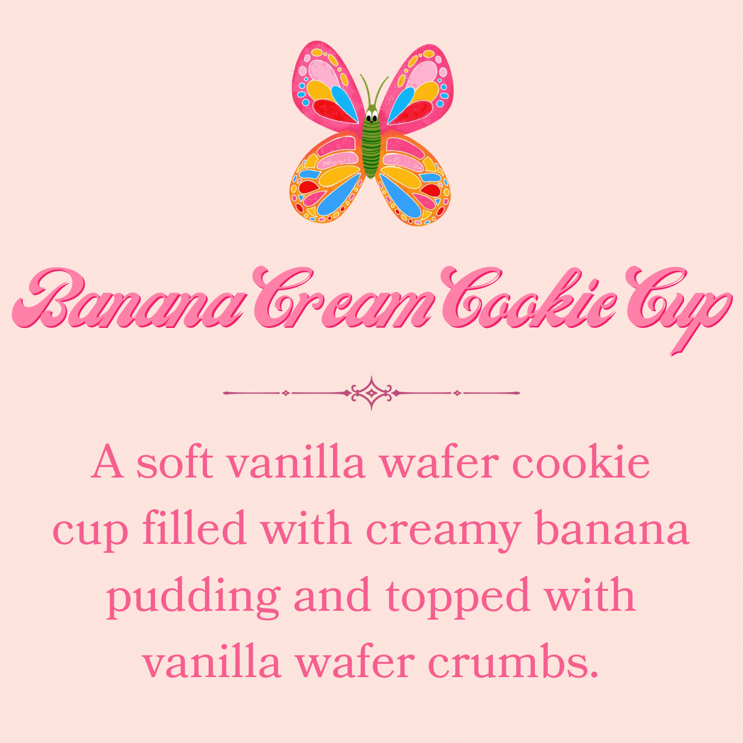 Banana Cream Cookie Cup