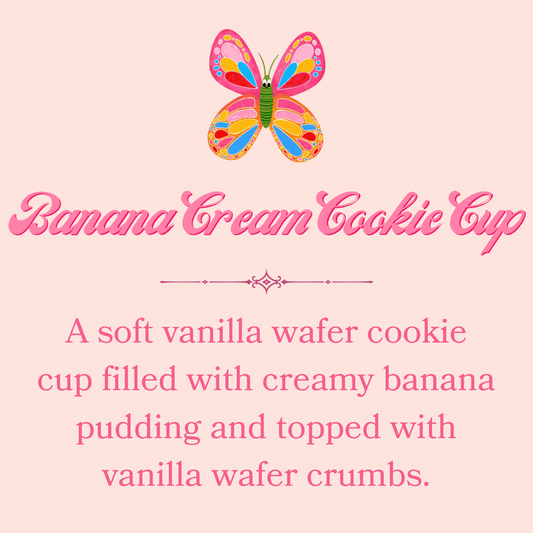 Banana Cream Cookie Cup