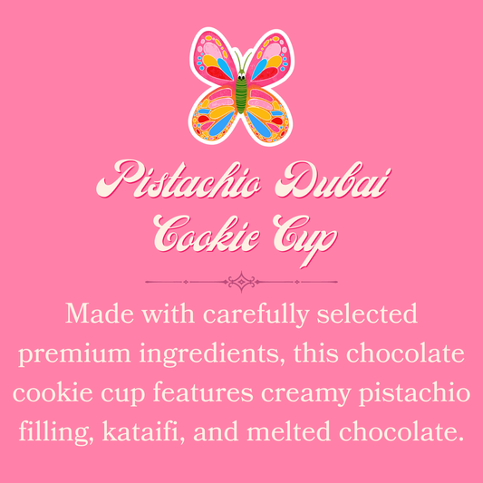 Pistachio Dubai Cookie Cup
