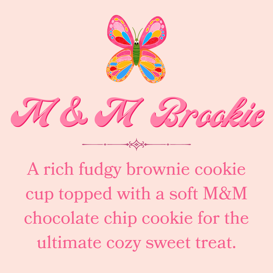 M&M Brookie Cookie Cup
